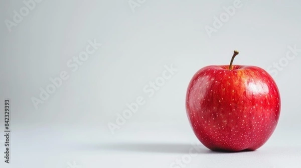 Fototapeta Apple isolated on white background. copy space for text. copy space for text.