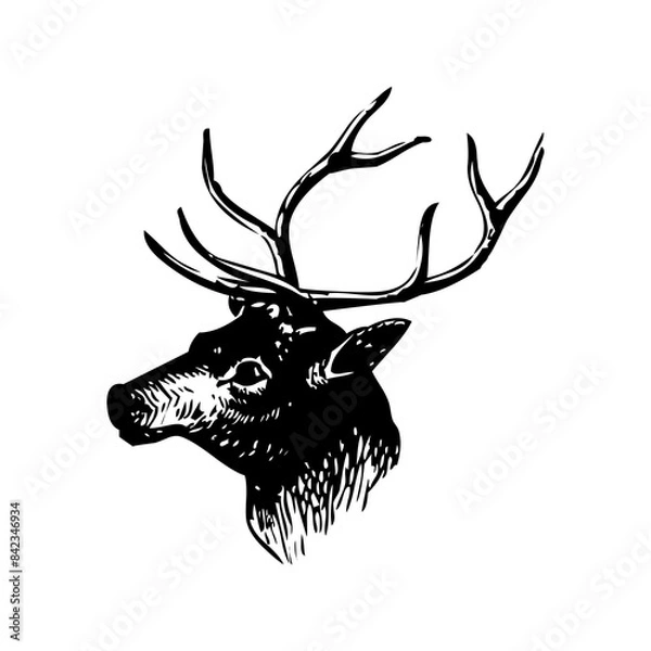 Fototapeta Deer icon