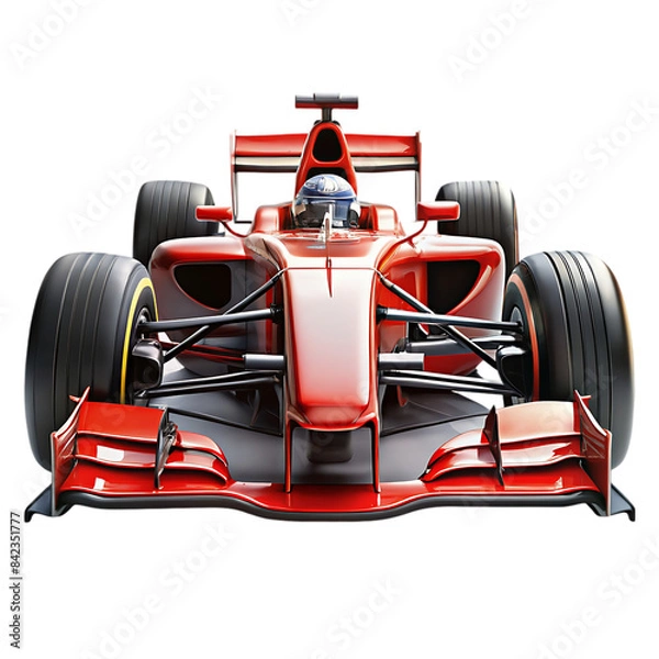 Obraz f1 race car racing transparent background