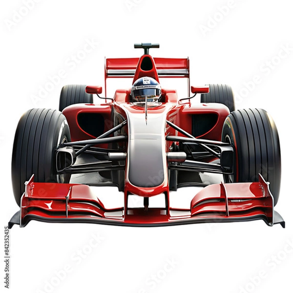 Obraz f1 race car racing transparent background