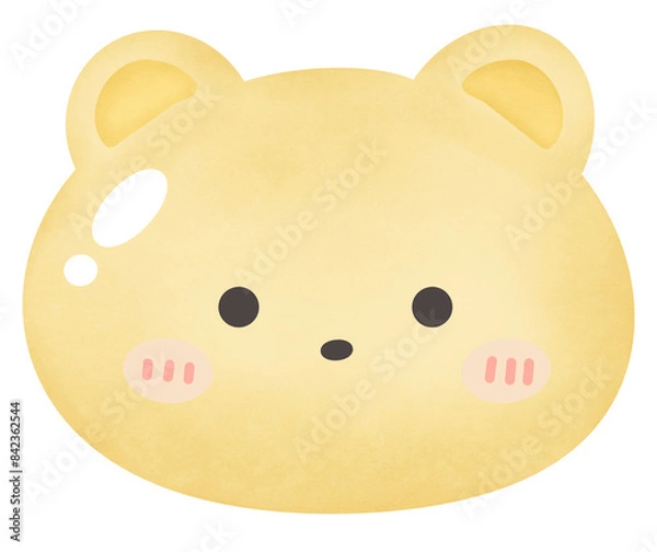 Obraz yellow cute bear