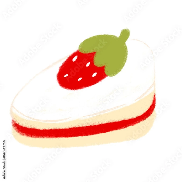 Obraz A strawberry cake