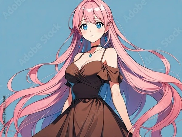 Fototapeta A colorful mix of summer vegetables fills a rustic wooden crate