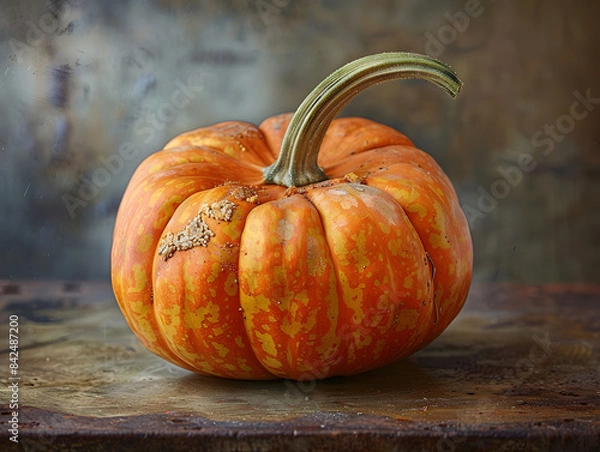 Obraz Eye-catching Pumpkin in Dark Environment