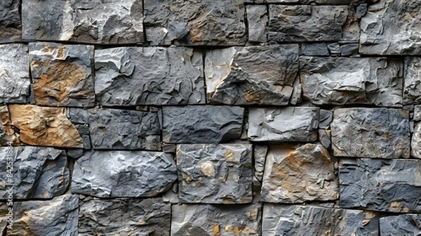 Fototapeta stone gray wall