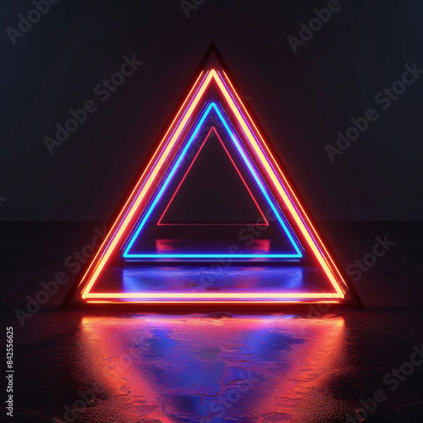 Fototapeta triangle background