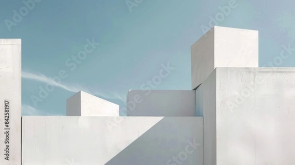 Obraz Minimalist Architectural Essence: Abstract Forms and Structures