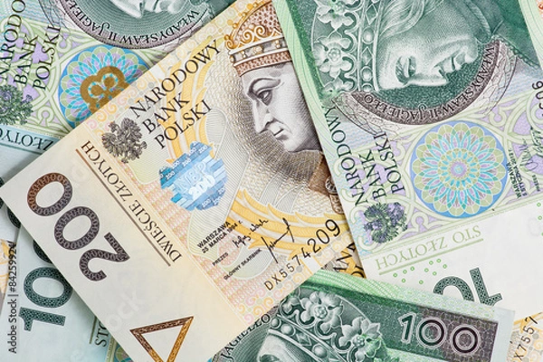 Obraz stos pieniędzy