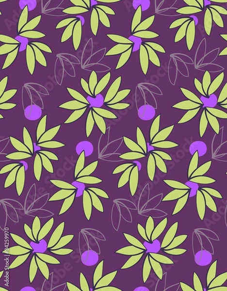 Obraz Abstract floral seamless pattern background