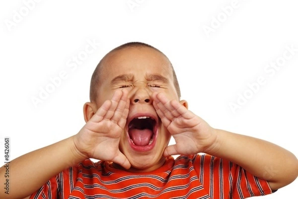 Obraz Chłopiec krzyczy