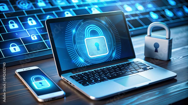 Obraz computer security concept