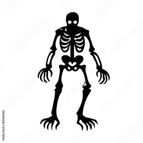 Fototapeta Halloween Skeleton bones