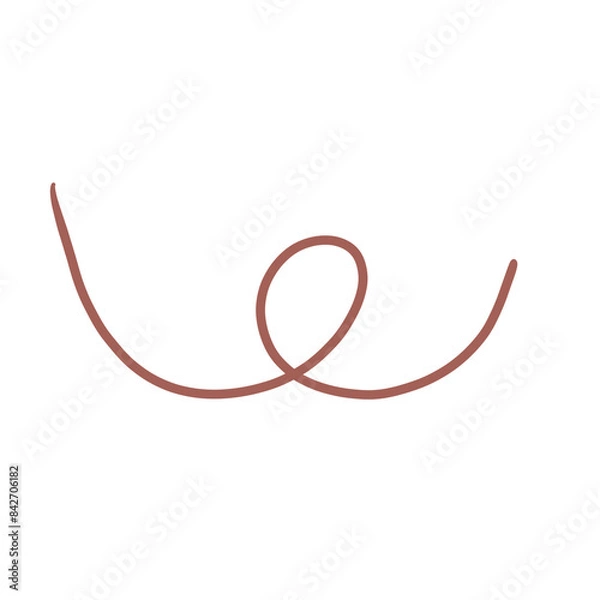 Fototapeta Organic Abstract Line Shape