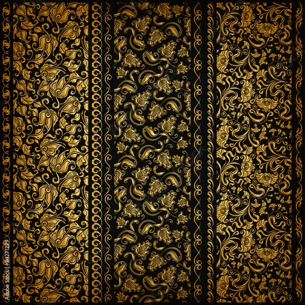 Fototapeta Horizontal elements decoration vector