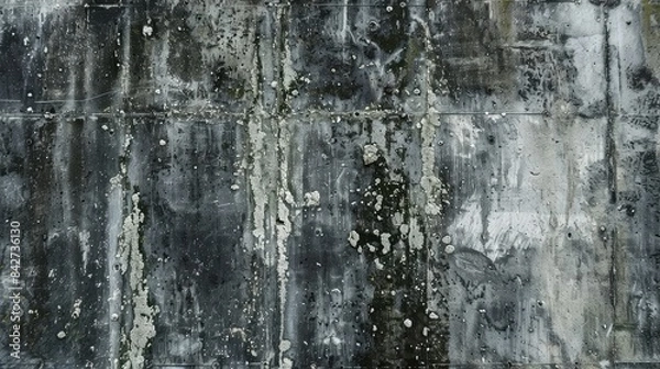 Fototapeta Aged Concrete Wall Texture Dilapidated Cement Structure