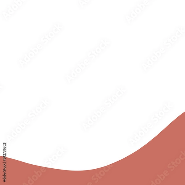 Obraz brown corner border doodle