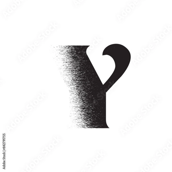 Obraz Alphabet Line Art Illustration Flat Design