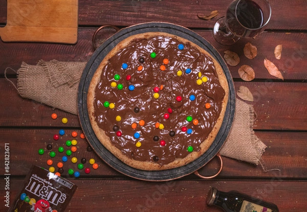 Obraz chocolate pizza