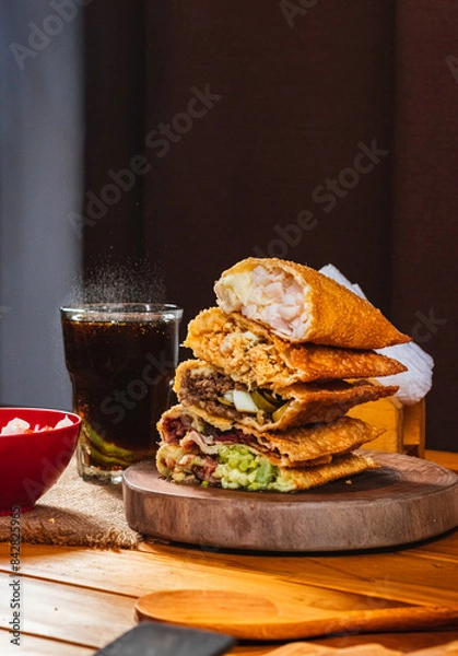 Obraz Fried pastry, pastel, lunch