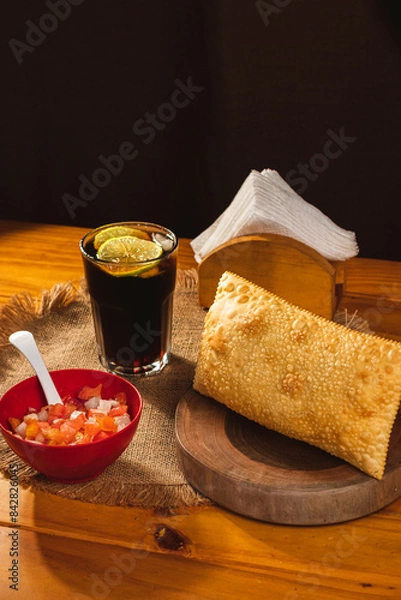 Obraz Fried pastry, lunch