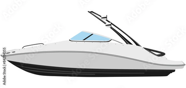 Fototapeta Motorboat