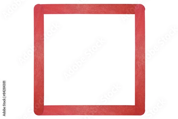 Fototapeta English alphabet by red wood