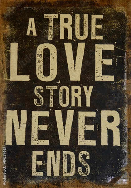 Fototapeta True Love Never Ends