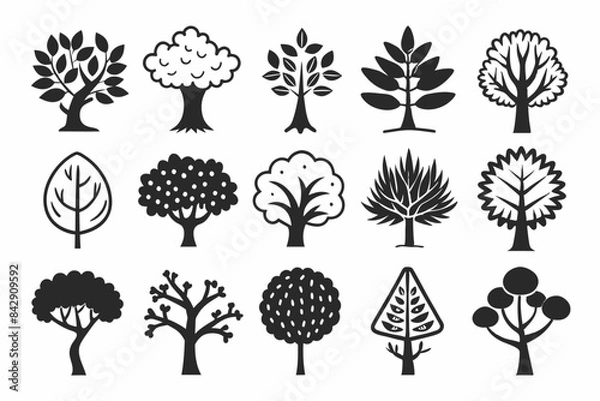 Obraz icon trees