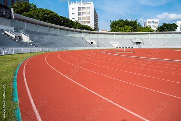 Fototapeta Running track