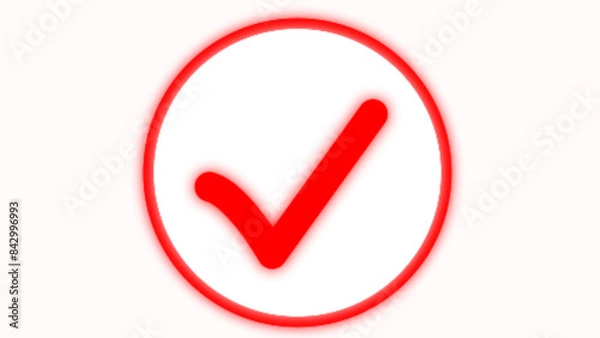 Fototapeta marker check isolated check box checklist
