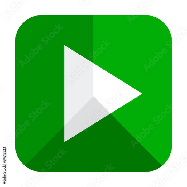 Obraz Green VIDEO/PLAY vector web button