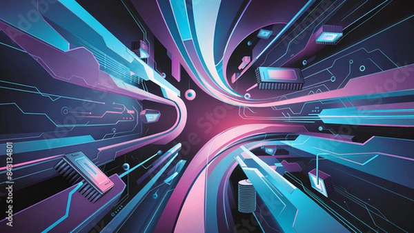 Fototapeta colored, abstract background