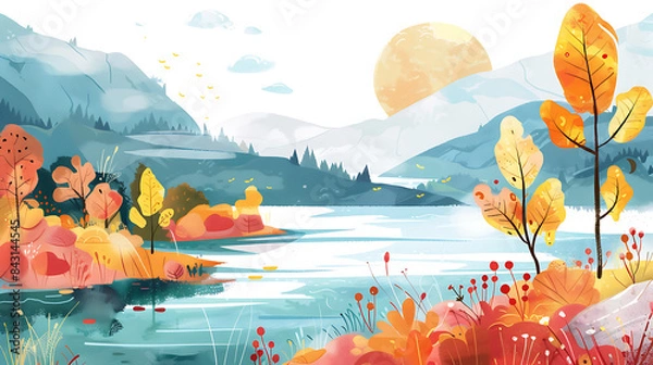 Fototapeta nature illustration