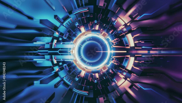 Obraz technology abstract background