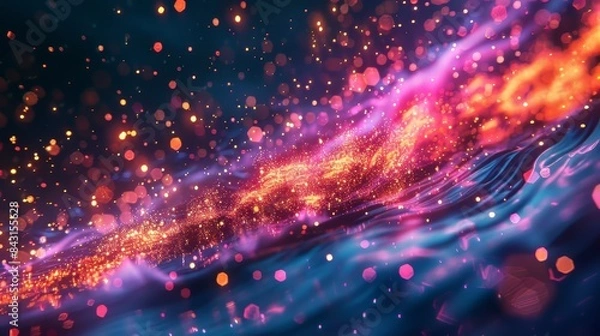 Fototapeta Abstract Cosmic Lightscape