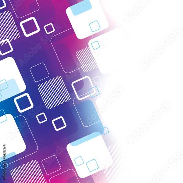 Fototapeta Abstract Background with Squares