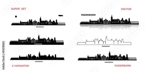 Obraz Skyline Paderborn