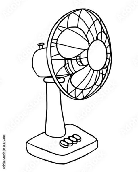 Fototapeta electric fan