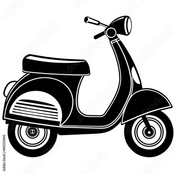 Obraz scooter vector illustration