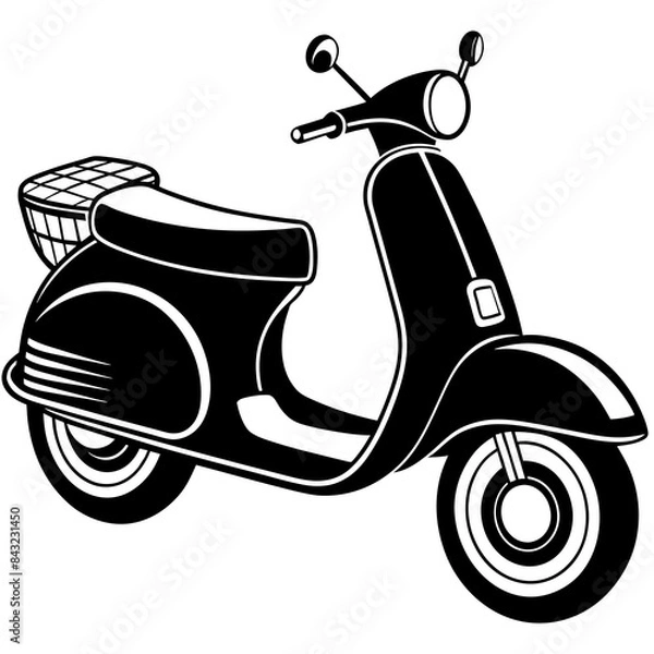 Obraz scooter vector