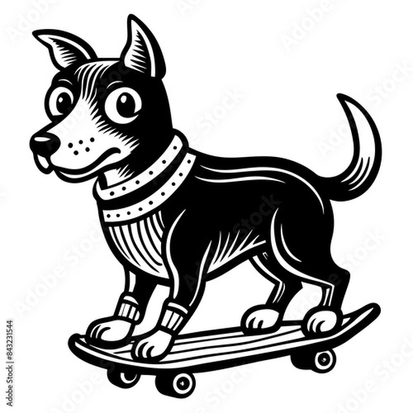 Obraz dog with bone