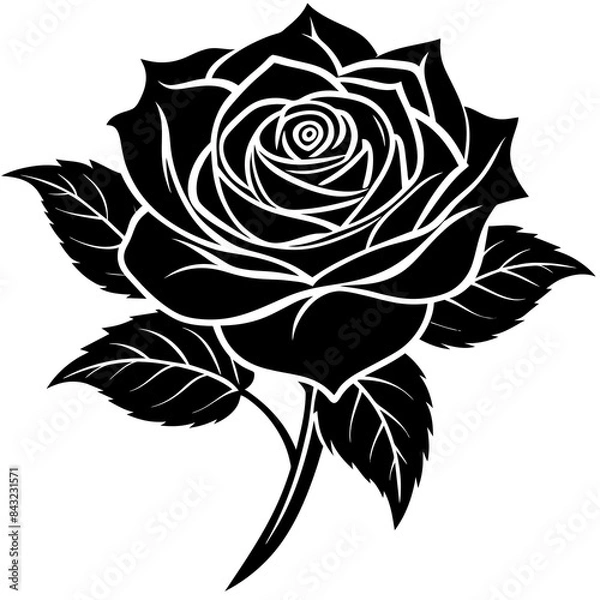 Obraz black rose
