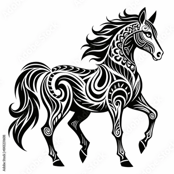 Obraz horse silhouette