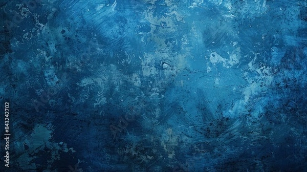 Fototapeta Blue background texture Grunge Navy Abstract, generative ai