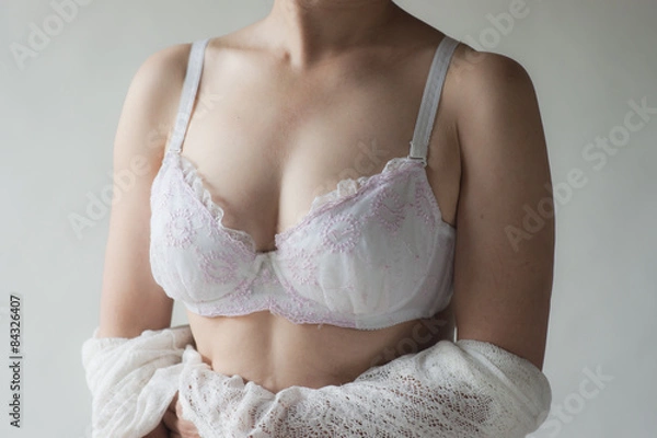 Fototapeta ブラジャーの女性