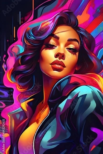 Obraz Beautiful Girls,Robot Girls