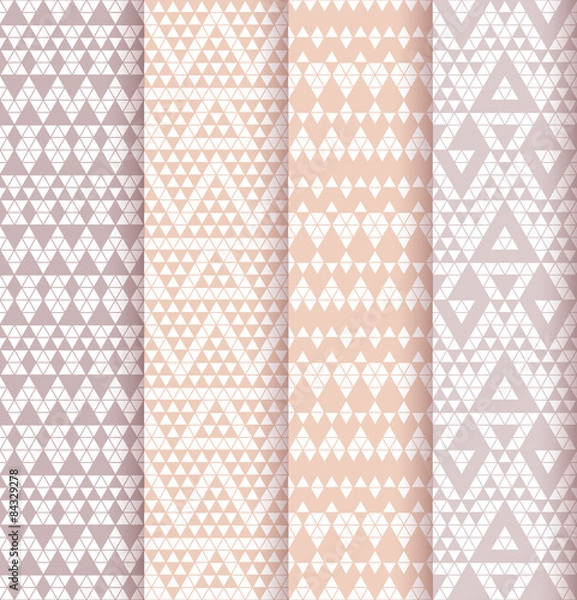 Obraz Set of four patterns.