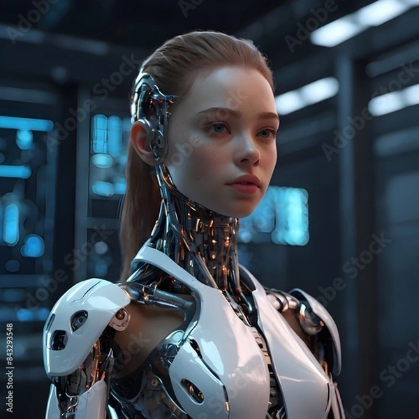 Obraz Beautiful Girls,Robot Girls