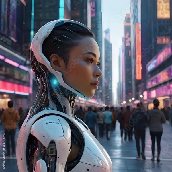 Obraz Beautiful Girls,Robot Girls