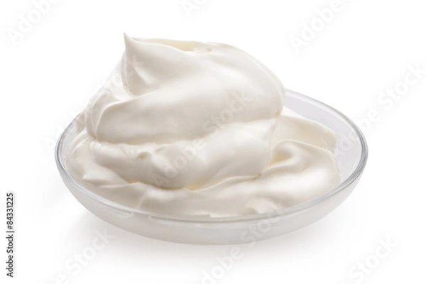 Fototapeta Cream isolated on white background